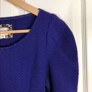 Anthropologie peplum top